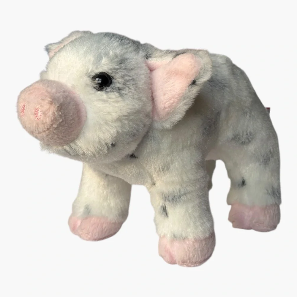 Douglas Spotted Pig Plush 5” Small Farm Animal Stuffed Toy
